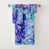 Grote hydrangea-bloesems bad handdoek (Insitu)