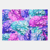 Grote hydrangea-bloesems inpakpapier vel (Voorkant 2)