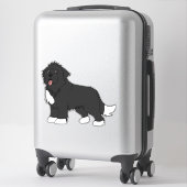 Grote Ierse Spot Newfoundland hond Sticker (Koffer)