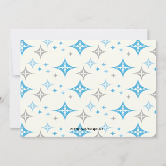 Grote IJs-schaatsen Aannodiging van de Dag Kaart (Achterkant)