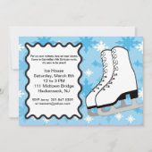 Grote IJs-schaatsen Aannodiging van de Dag Kaart (Voorkant)