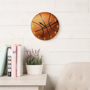 Grote implicatie Oranje Basketball, wandklok
