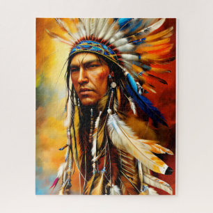 Grote Indische arrior Legpuzzel