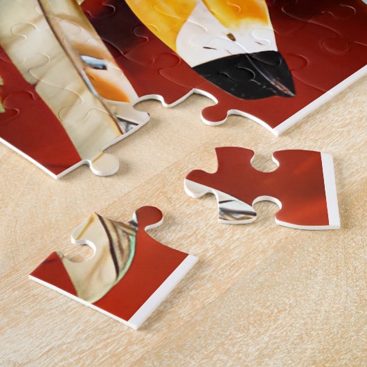 Grote Indische arrior Legpuzzel (Zijkant)