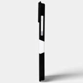 Grote Initiaal | Moderne typografie | Zwart Case-Mate iPhone Case (Achterkant / Links)