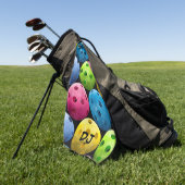 Grote Initialen met Pickleballen Golfhanddoek (Groen)