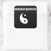 Grote INNERSTRENGTH Stikker Vierkante Sticker (Tas)
