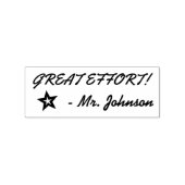 "GROTE INSPANNING!" Educator Rubber Stamp Rubberstempel (Gestempeld)