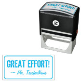 "GROTE INSPANNING!" Teacher Feedback Rubber Stamp Zelfinktende Stempel (In situ)