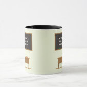 Grote Inspirerend docent Quote Chalkboard Mok (Midden)