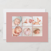 Grote Introductie | Foto Geboorteaankondiging Aankondiging (Achterkant)