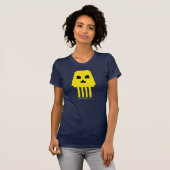 GROTE INVADER SKULL! VOOR MEISJES! T-SHIRT (Voorkant volledig)