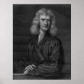Grote Isaac Newton-afdrukken in hoge resolutie Poster (Voorkant)