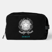 Grote Italië tas, Italiaans wapen / vlag Toilettasje (Achterkant)