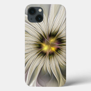 Grote Ivoren Bloem, Abstracte Moderne Fractale Kun Case-Mate iPhone Case
