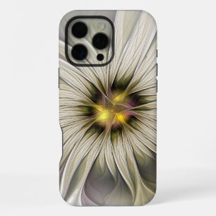 Grote Ivoren Bloem, Abstracte Moderne Fractale Kun iPhone 16 Pro Max Hoesje
