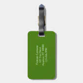 Grote Jack in de aanloopklep op maat Bagagelabel (Achterkant verticaal)