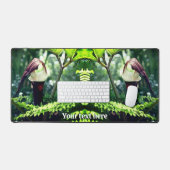 Grote Jack in de aanloopklep op maat Bureaumat (Keyboard & Muis)