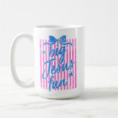 Grote Jezus Fan Coffee Mug Koffiemok (Links)