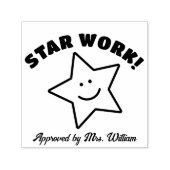 Grote Job STAR Grading Aanmoediging Leraar Zelfinktende Stempel (Design)