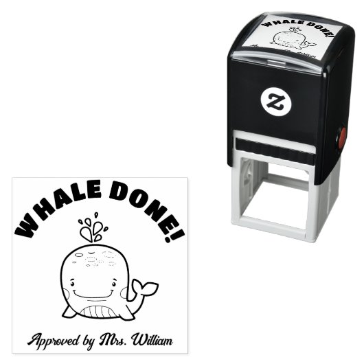 Grote Job WALVIS Grading Aanmoediging Leraar Zelfinktende Stempel (In situ)