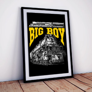 Grote Jongen 4014 Union Pacific Klasse 4000. Stoom Foto Afdruk