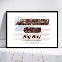 Grote jongen vintage stoomtrein Amerikaanse locomo