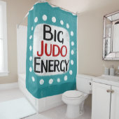 Grote Judo Energie Douchegordijn (In situ)