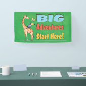 Grote Jungle Avonturen Leraar Klaslokaal Spandoek (Beurs)