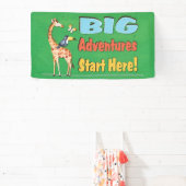 Grote Jungle Avonturen Leraar Klaslokaal Spandoek (Insitu)