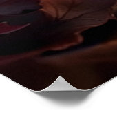 Grote kaars met levendige kleuren poster (Hoek)