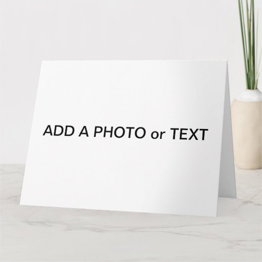 Grote Kaart (28 cm) Foto of tekst - Creëer Uw eige (Voorkant)