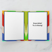 Grote kaart | Je hebt het gedaan ] Gefeliciteerd!  (Binnen)