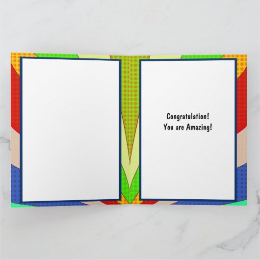 Grote kaart | Je hebt het gedaan ] Gefeliciteerd!  (Binnen)