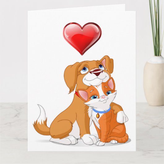 Grote Kaart Liefde / Dank u (Voorkant)