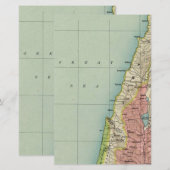 Grote kaart van Israël (Voorkant / Achterkant)