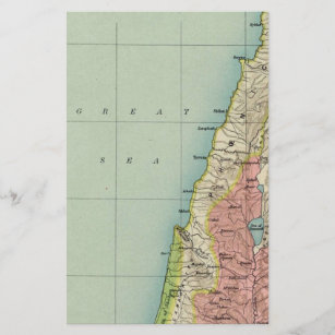 Grote kaart van Israël