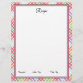 Grote Kaarten die het recept ontvangen (Achterkant)