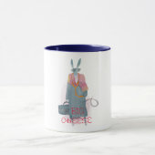 grote kaas grappige medische pun humor mok (Midden)