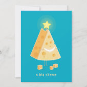 Grote Kaas Kerstkaart (Voorkant)