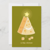 Grote Kaas Kerstkaart (Voorkant)