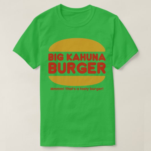 Grote Kahuna Burger 90s Stijl T-shirt (Design voorkant)