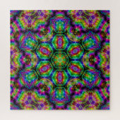 Grote Kaleidoscopische Fractal Art puzzel Legpuzzel (Verticaal)