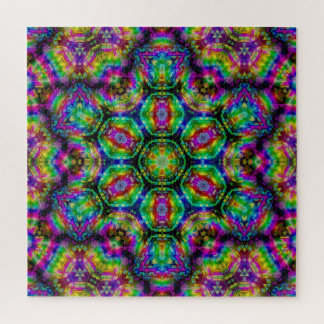 Grote Kaleidoscopische Fractal Art puzzel Legpuzzel