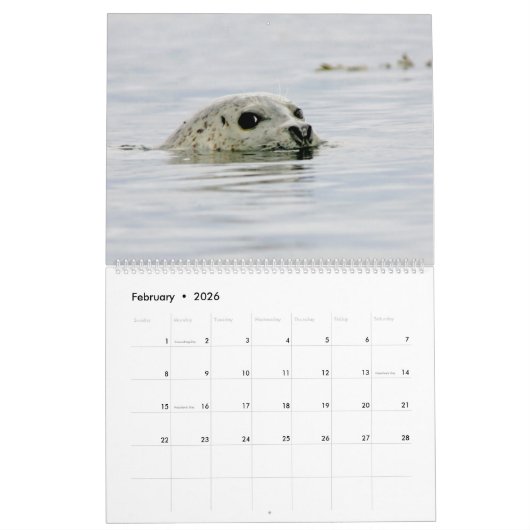 Grote kalender van Alaska (Feb 2026)