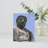 grote kamakura buddha briefkaart (Staand voorkant)
