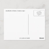 grote kamakura buddha briefkaart (Achterkant)