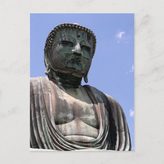 grote kamakura buddha briefkaart (Voorkant)