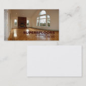 Grote kamer in nieuw bouwhuis visitekaartje (Voorkant / Achterkant)