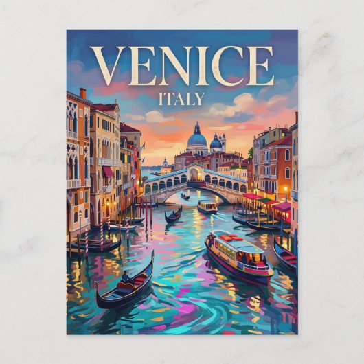 Grote Kanaal Italië Briefkaart (Voorkant)